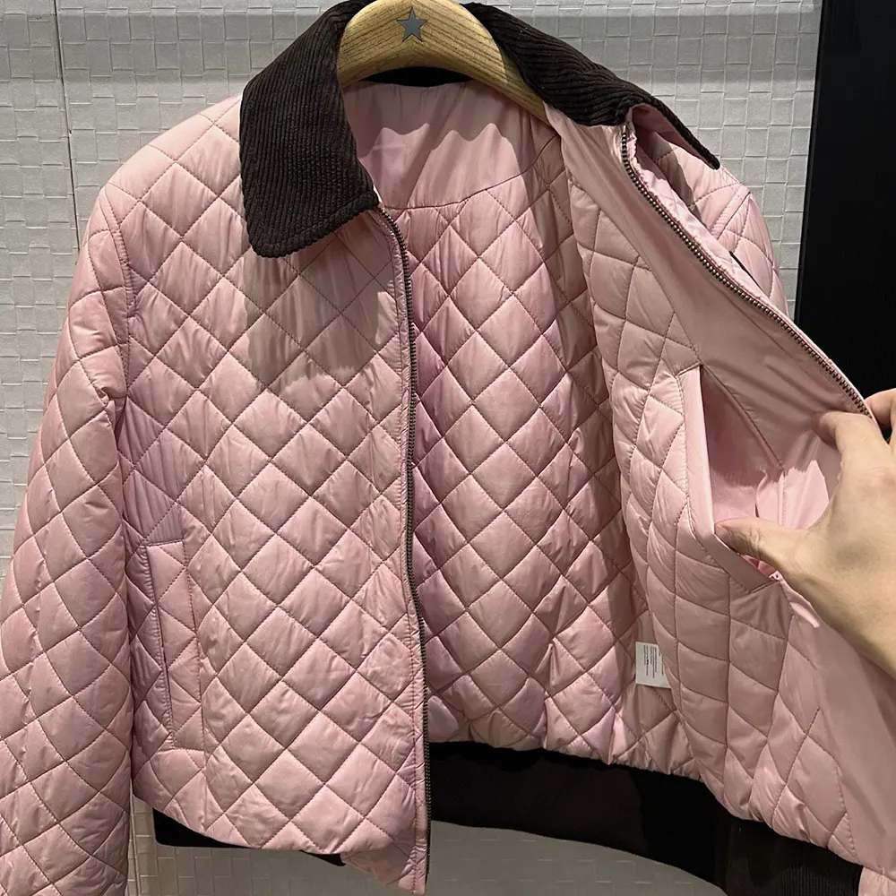Loewe Women Short Jacket in Technical Fabric-Light Pink - image 5