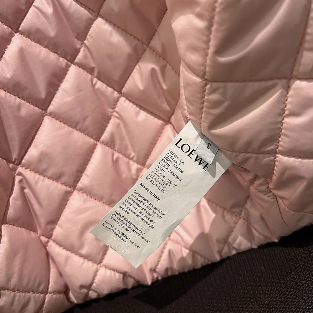Loewe Women Short Jacket in Technical Fabric-Light Pink - image 10