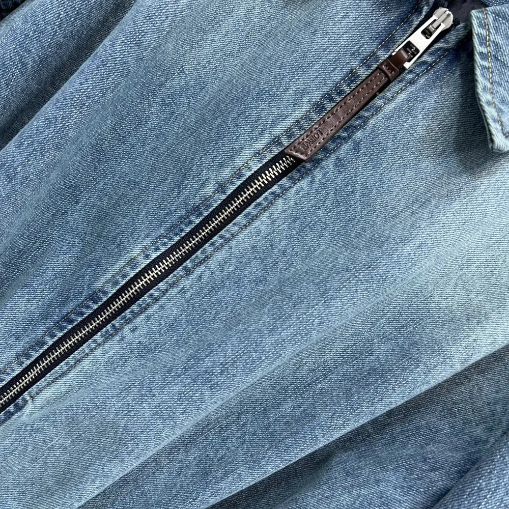 Loewe Men Draped Jacket In Denim-Indigo Blue - image 9