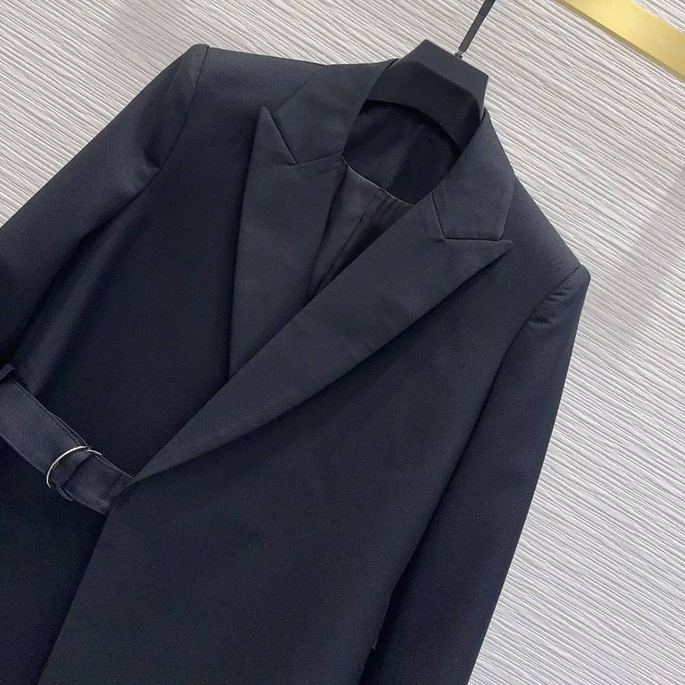 Loewe Women Draped Jacket In Wool-Black - image 4