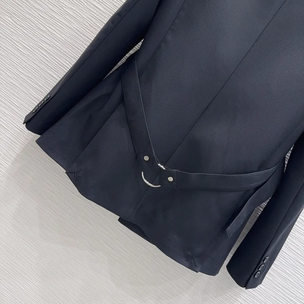 Loewe Women Draped Jacket In Wool-Black - image 5