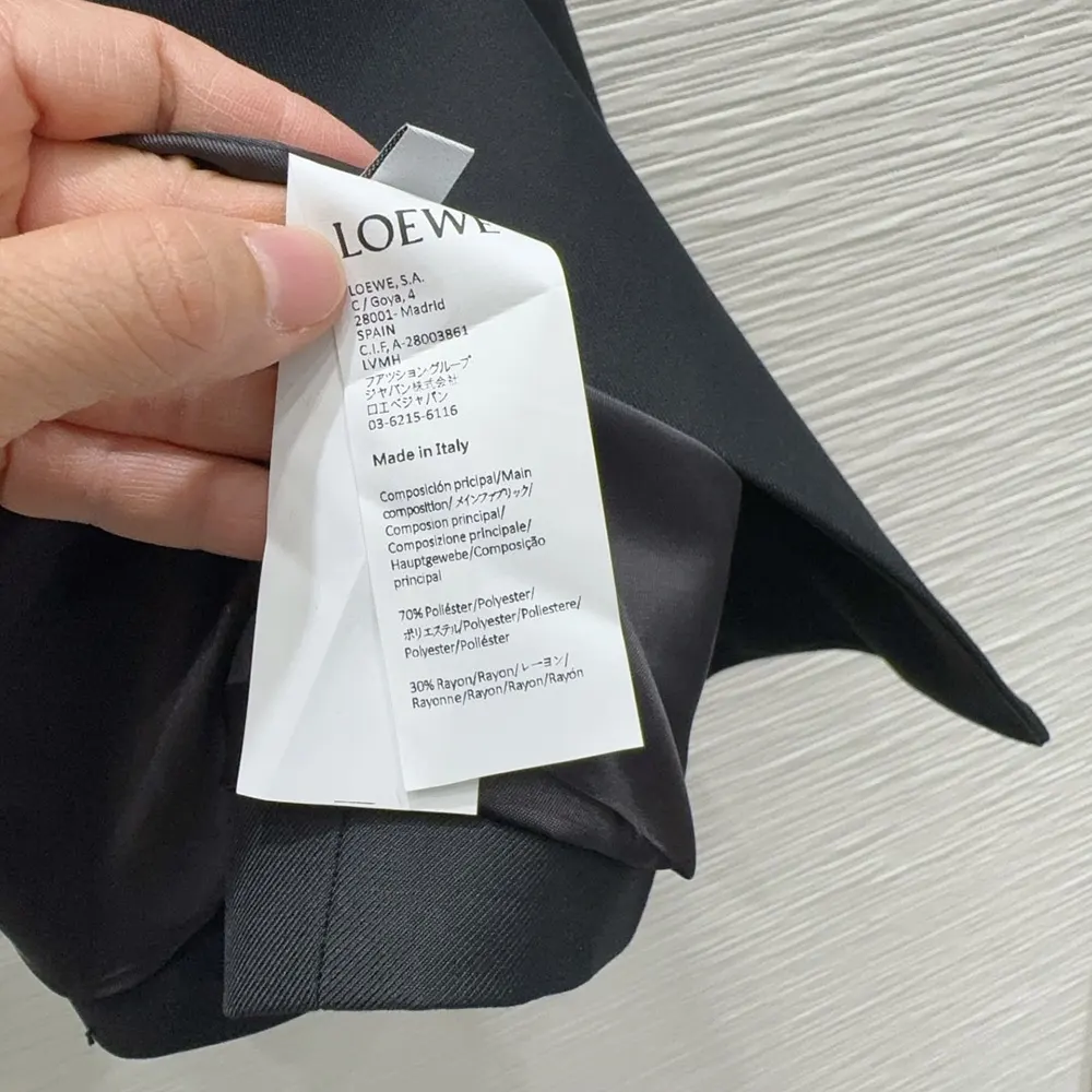 Loewe Women Draped Jacket In Wool-Black - image 9