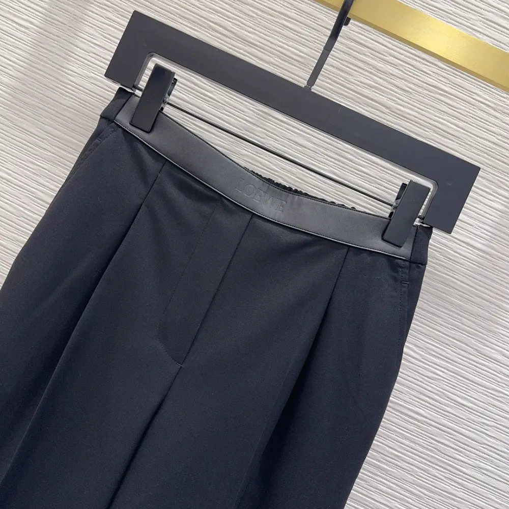 Loewe Women Trousers in Wool-Black - image 4