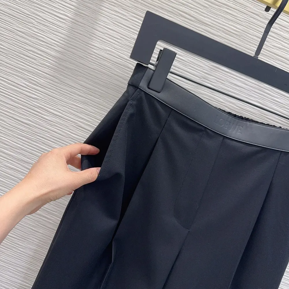 Loewe Women Trousers in Wool-Black - image 6