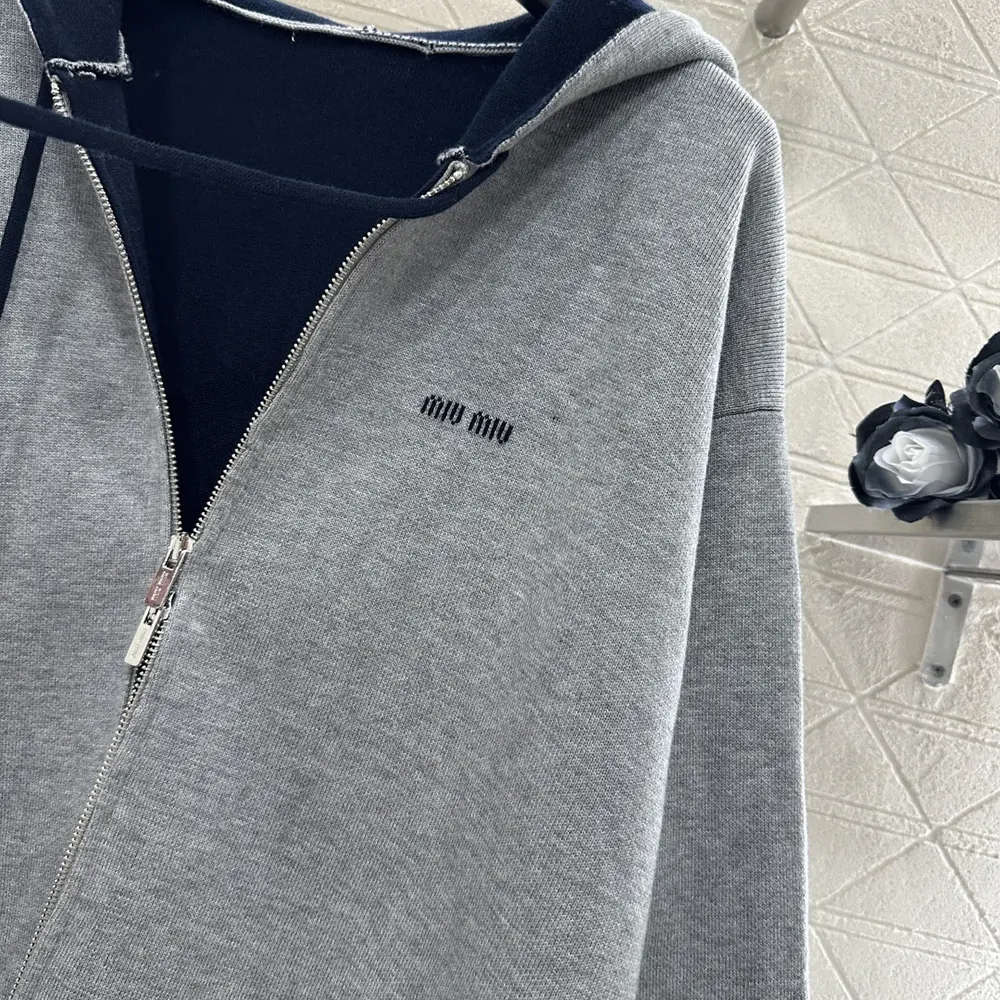 Miu Miu Women Cashmere Cardigan Hoodie - image 8