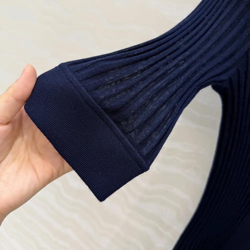 Miu Miu Women Ribbed Knit Wool Sweater - image 9