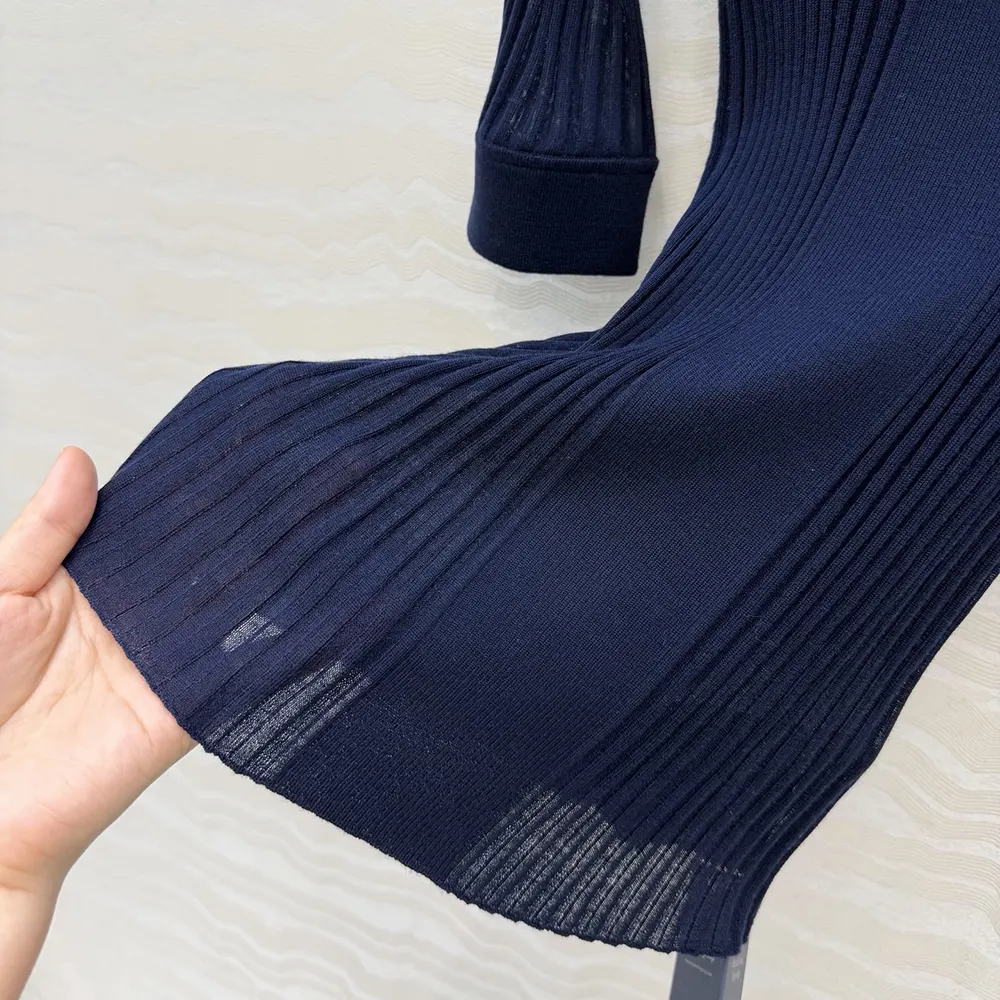 Miu Miu Women Ribbed Knit Wool Sweater - image 8