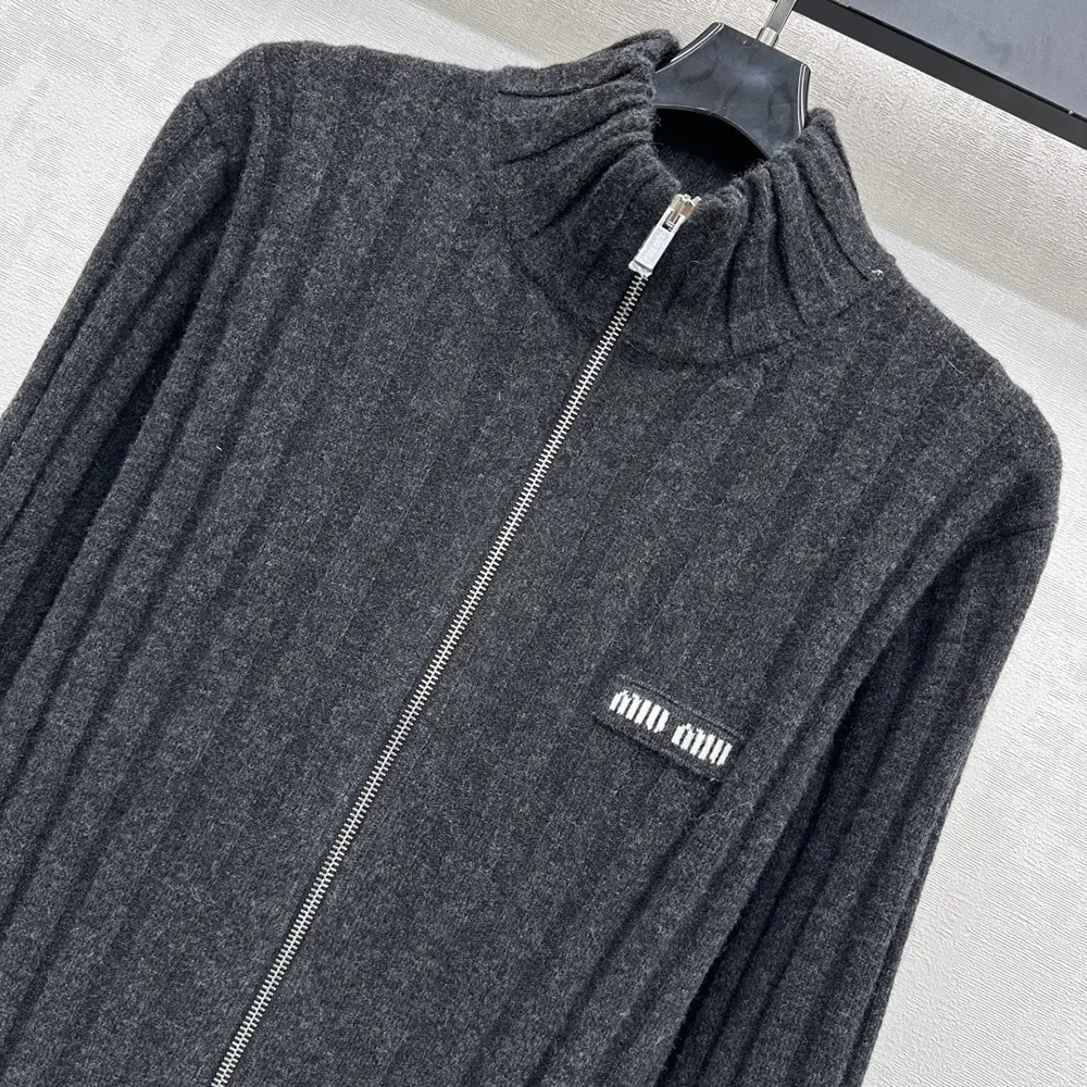 Miu Miu Women Wool And Cashmere Cardigan - image 5