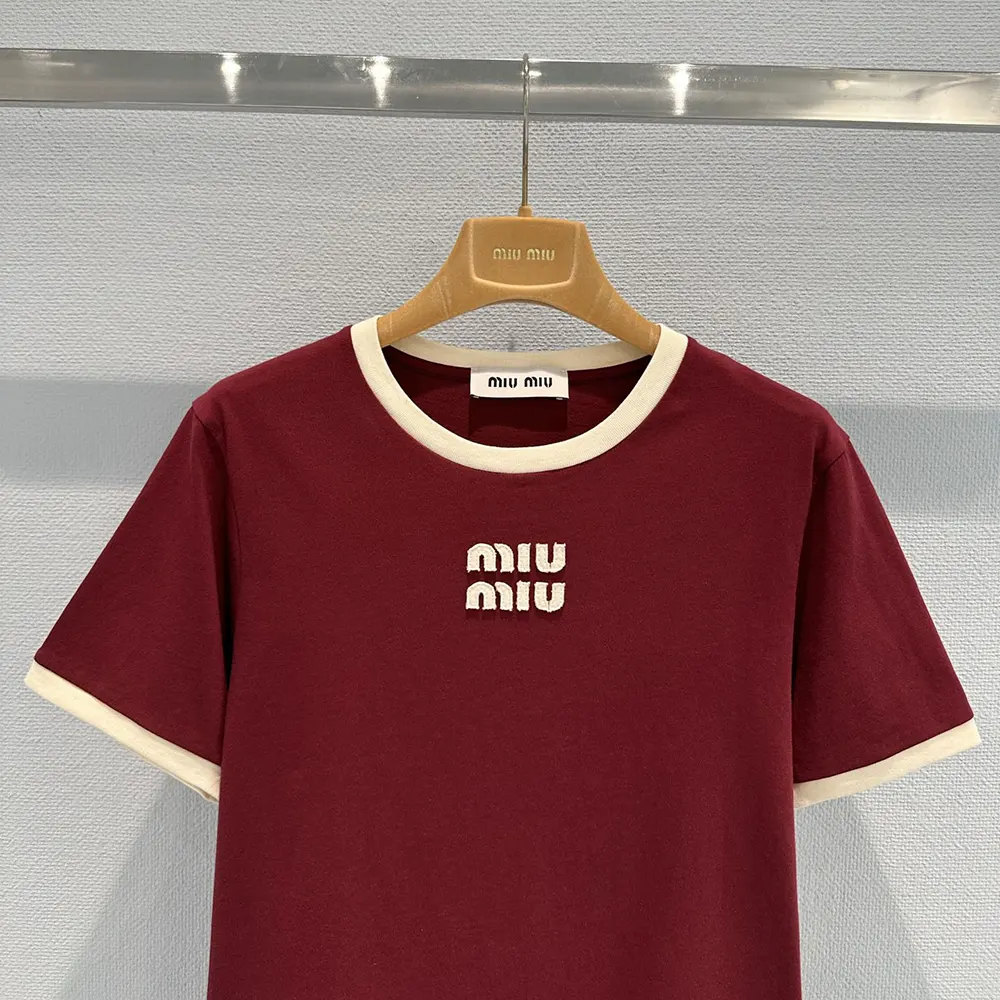 Miu Miu Women Wool and Cashmere Cardigan-Red - image 6