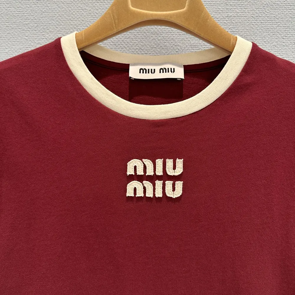 Miu Miu Women Wool and Cashmere Cardigan-Red - image 8