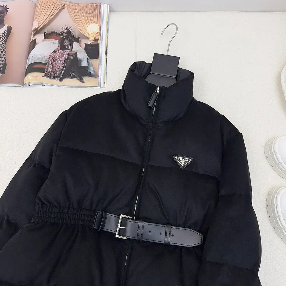 Prada Men Loden Down Jacket-Navy - image 7
