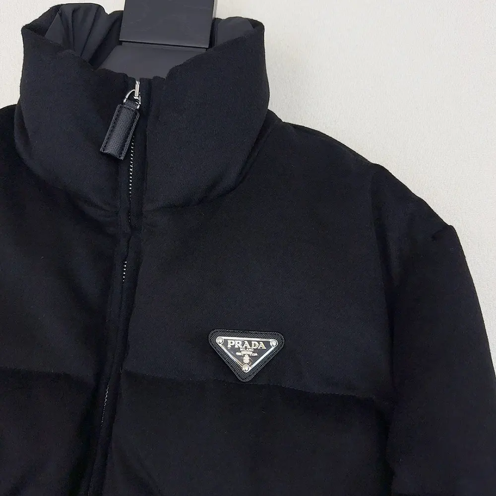 Prada Men Loden Down Jacket-Navy - image 9
