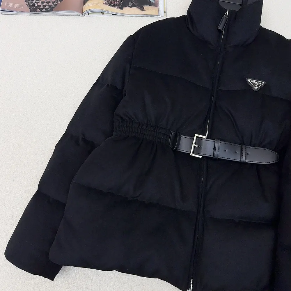Prada Men Loden Down Jacket-Navy - image 8