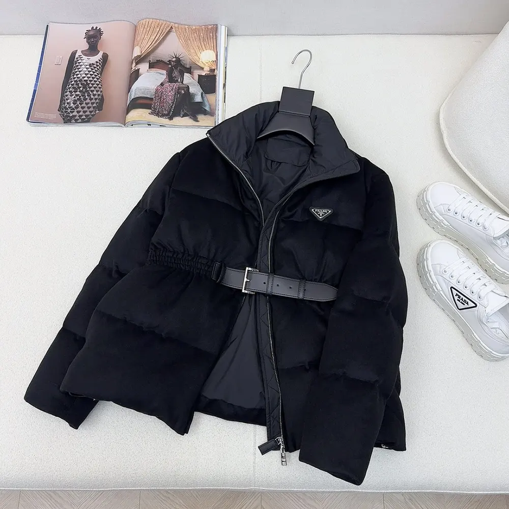 Prada Men Loden Down Jacket-Navy - image 4