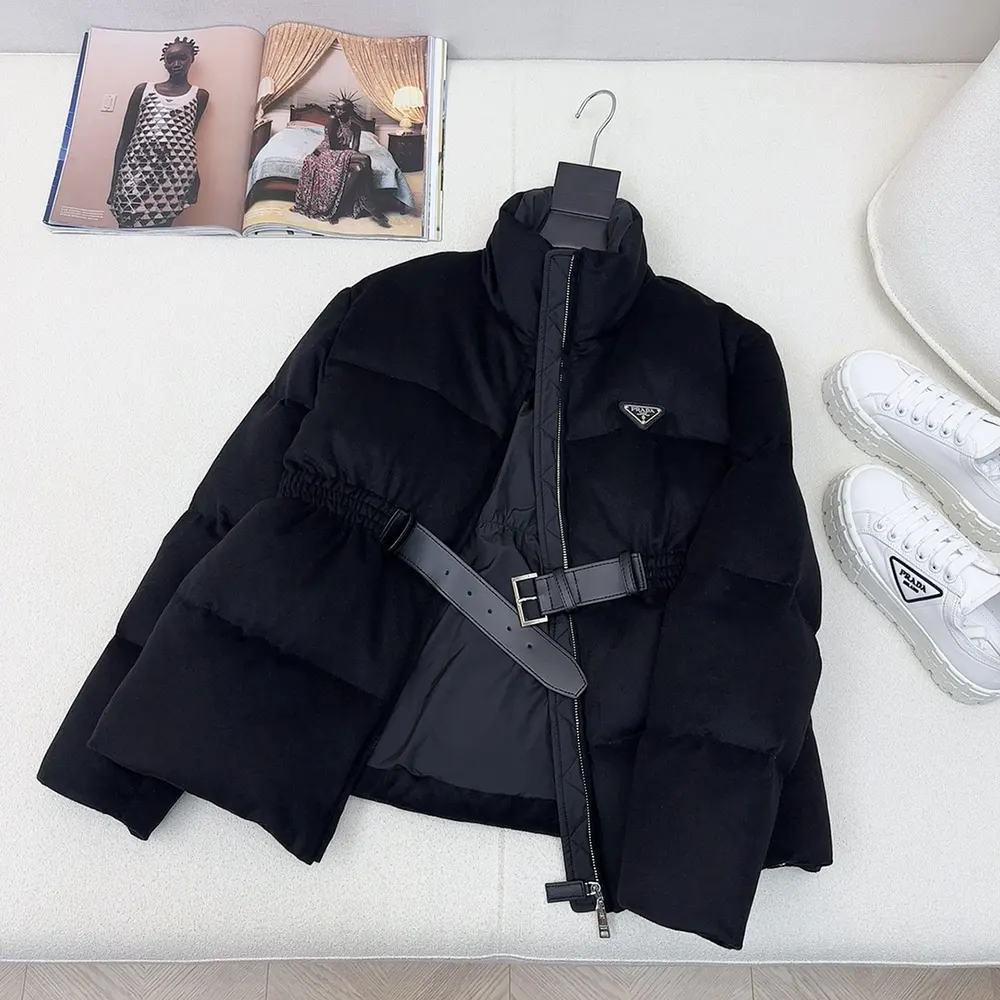 Prada Men Loden Down Jacket-Navy - image 5