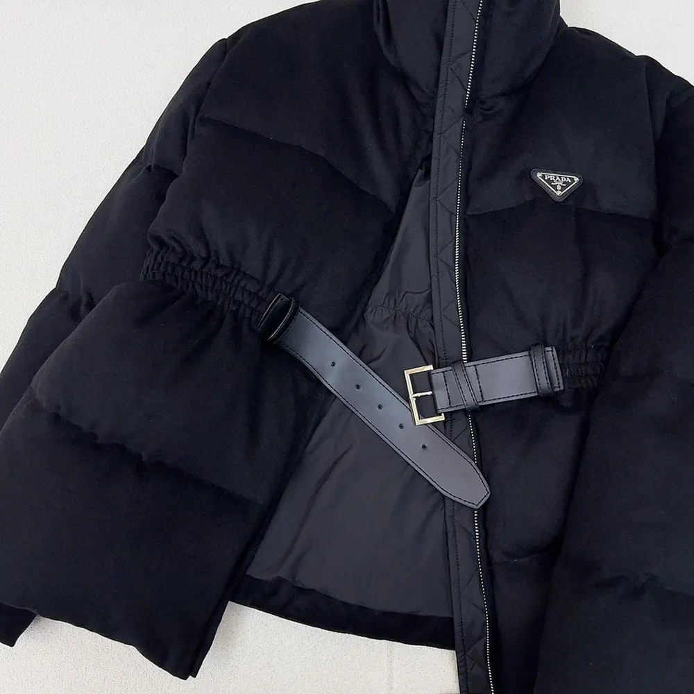 Prada Men Loden Down Jacket-Navy - image 10
