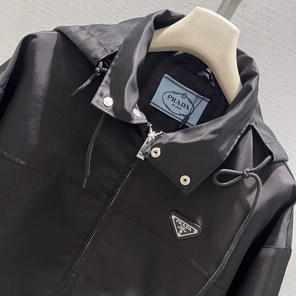 Prada Women Re-Nylon Blouson Jacket-Black - image 5