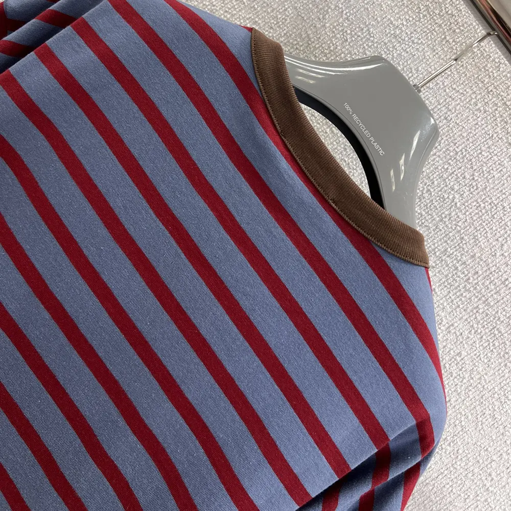 Prada Women Oversized Striped Jersey T-Shirt - image 5