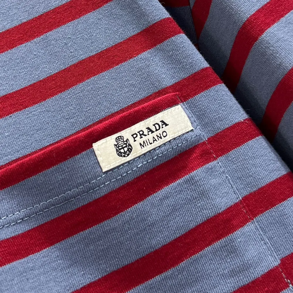Prada Women Oversized Striped Jersey T-Shirt - image 6