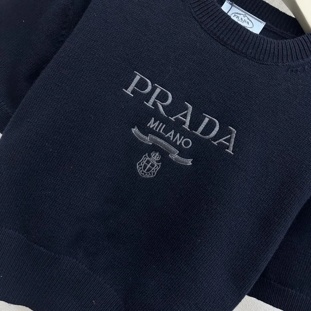Prada Women Wool And Cashmere Crew-Neck Sweater-Black - image 8