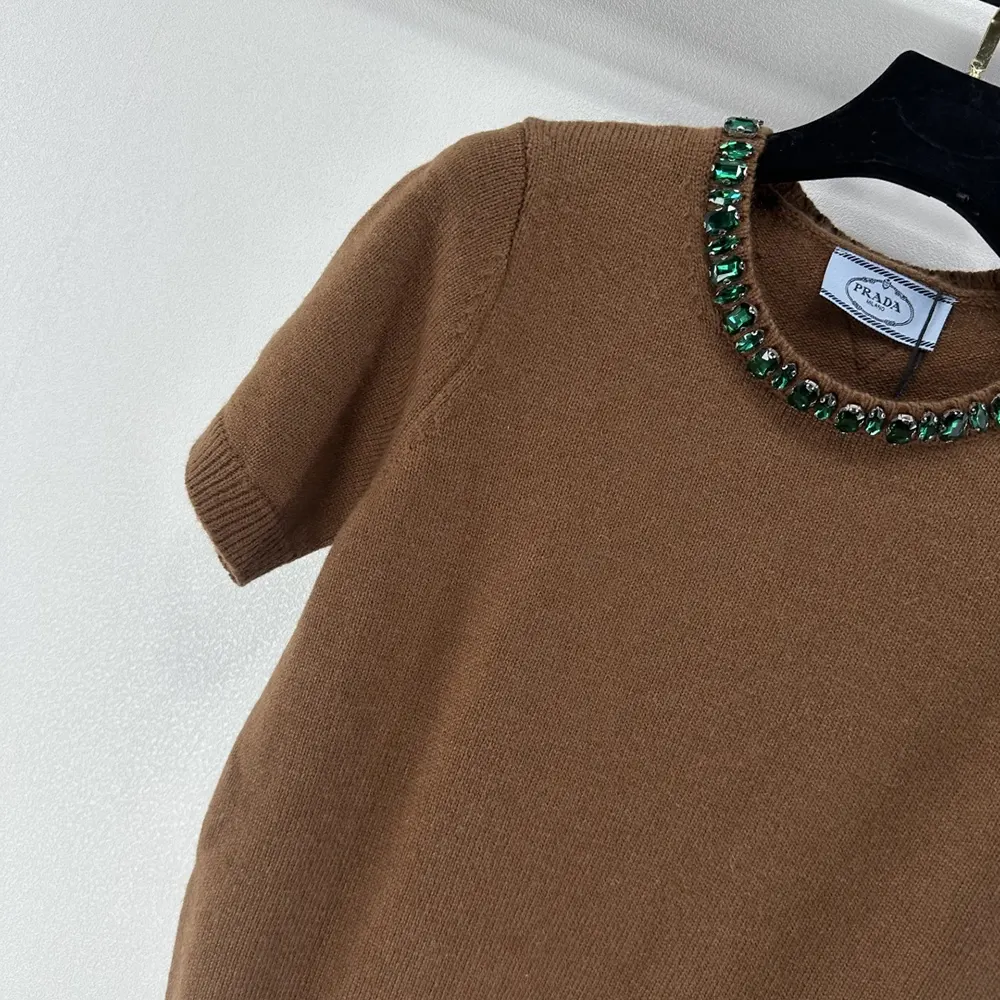 Prada Women Wool And Cashmere Crew-Neck Sweater - image 4