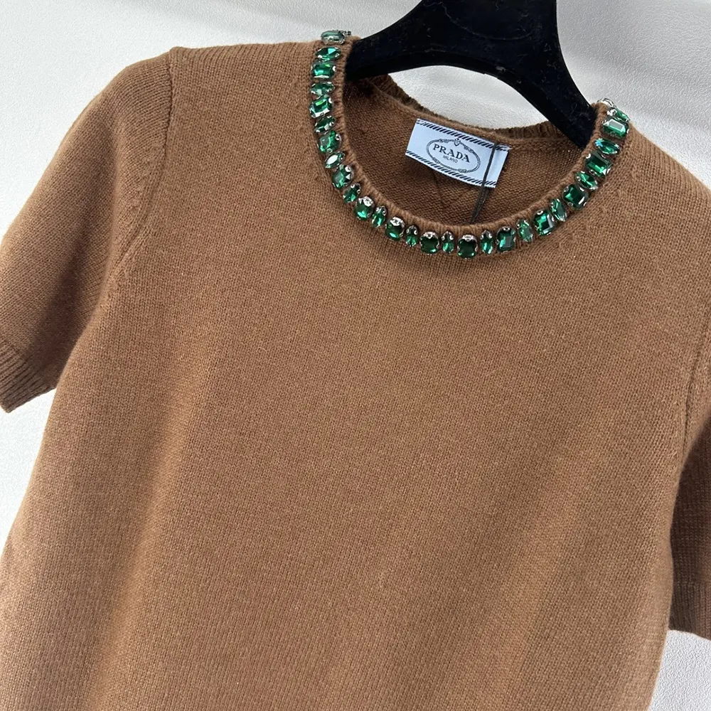 Prada Women Wool And Cashmere Crew-Neck Sweater - image 6