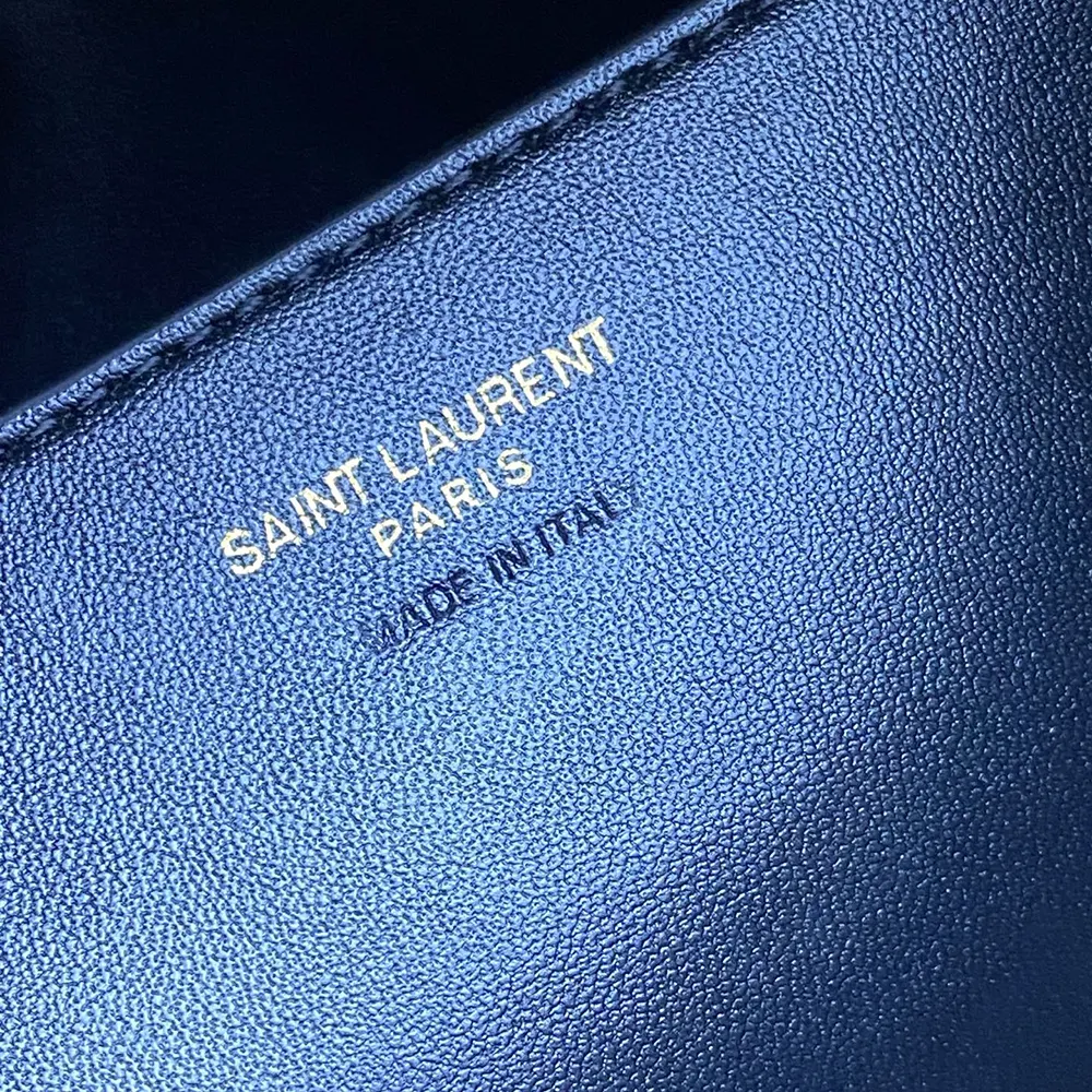 Saint Laurent YSL Women Cassandre Xxl Pouch On Chain In Suede-Brown - image 10