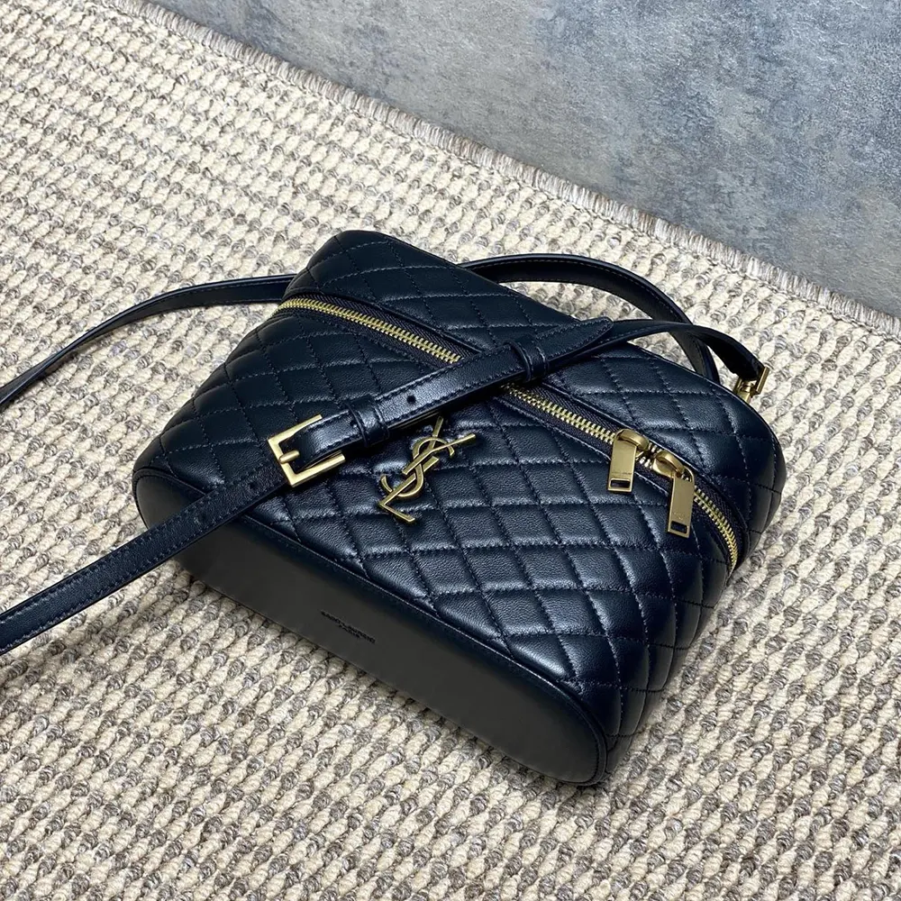 Saint Laurent YSL Women Gaby Large Vanity Bag In Lambskin-Black - image 5
