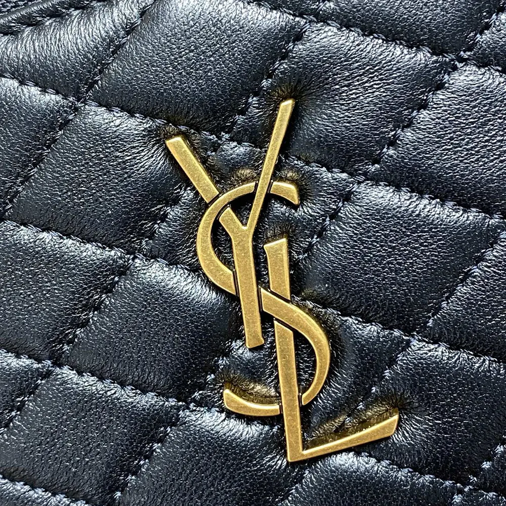 Saint Laurent YSL Women Gaby Large Vanity Bag In Lambskin-Black - image 8