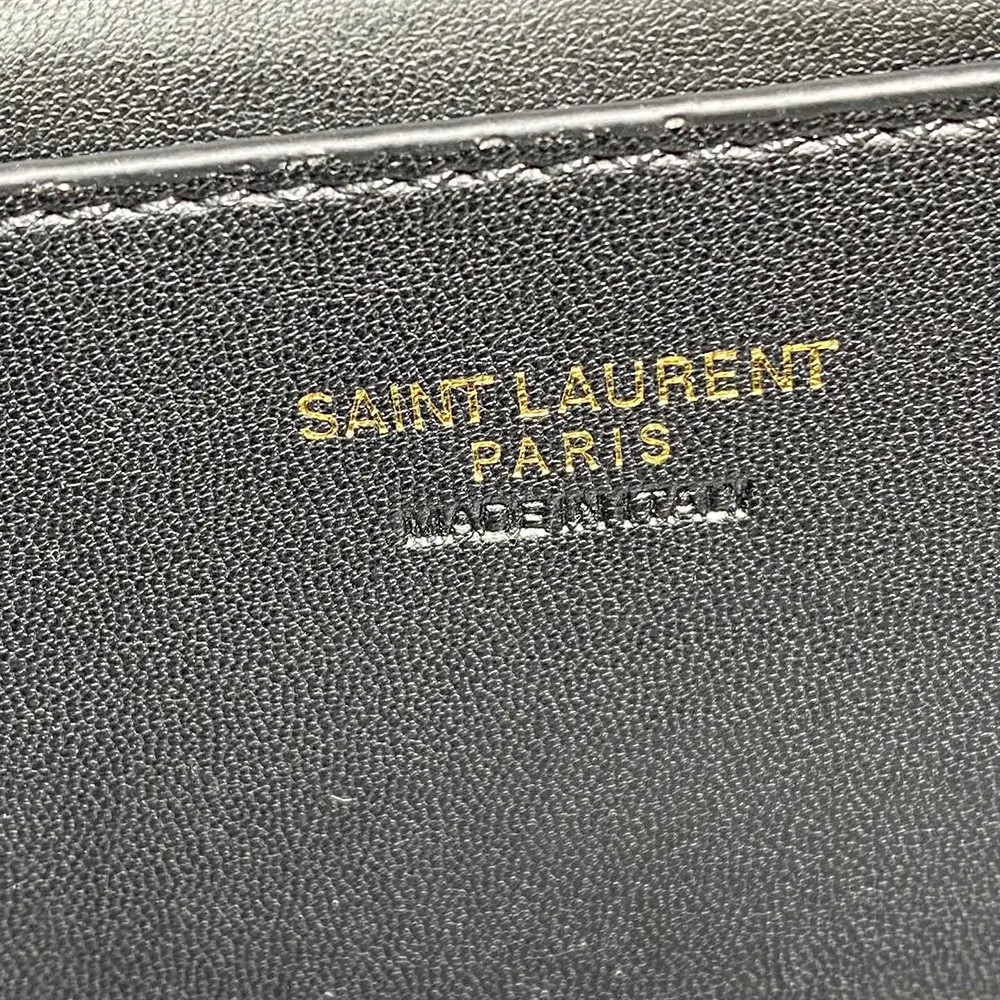 Saint Laurent YSL Women Gaby Vanity Bag In Lambskin-Beige - image 10
