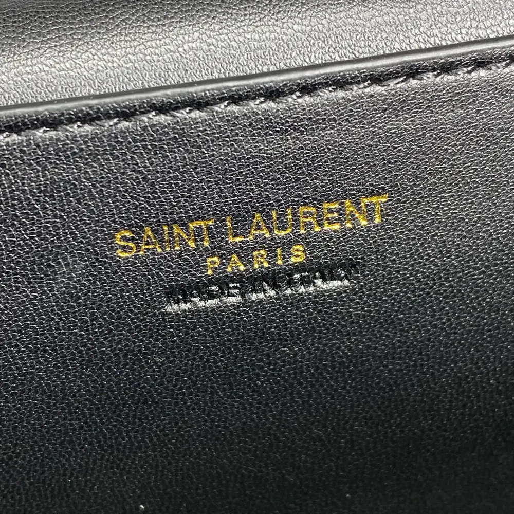 Saint Laurent YSL Women Gaby Vanity Bag In Lambskin-White - image 10