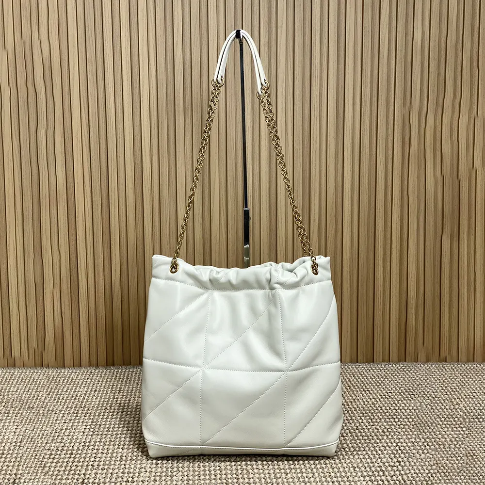 Side angle showcasing silhouette of Saint Laurent YSL Women Jamie bag
