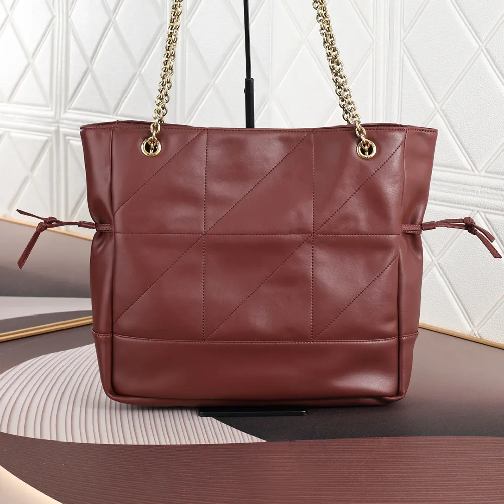 Saint Laurent YSL Women Jamie Shopping In Lambskin-Red - image 4