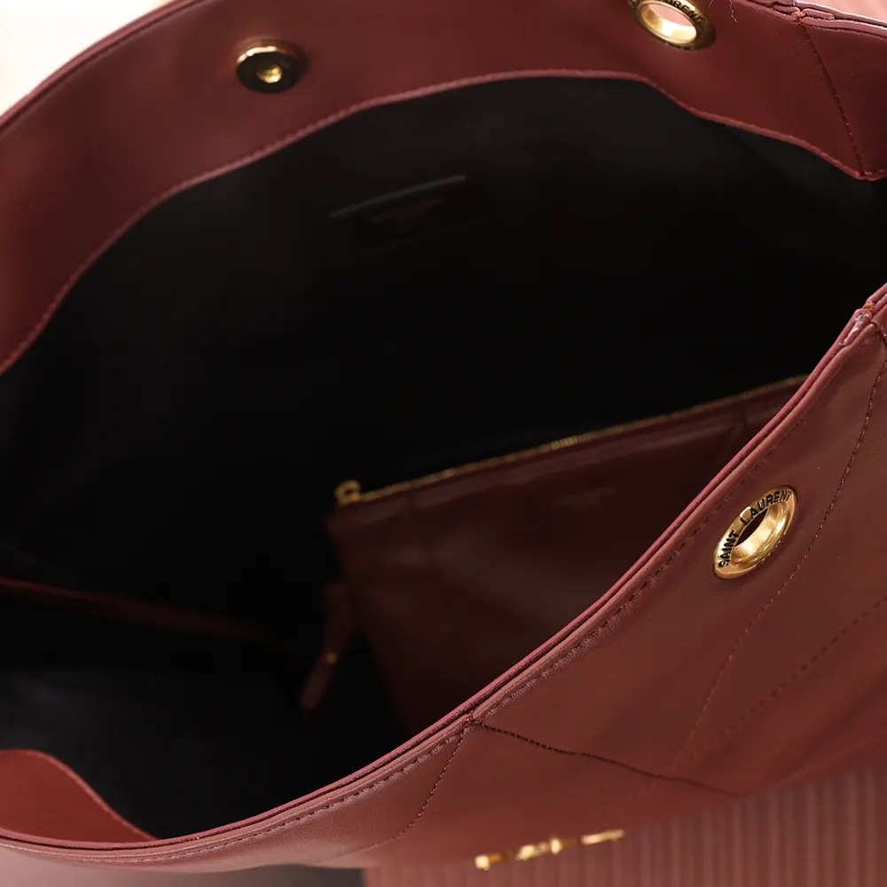 Saint Laurent YSL Women Jamie Shopping In Lambskin-Red - image 8