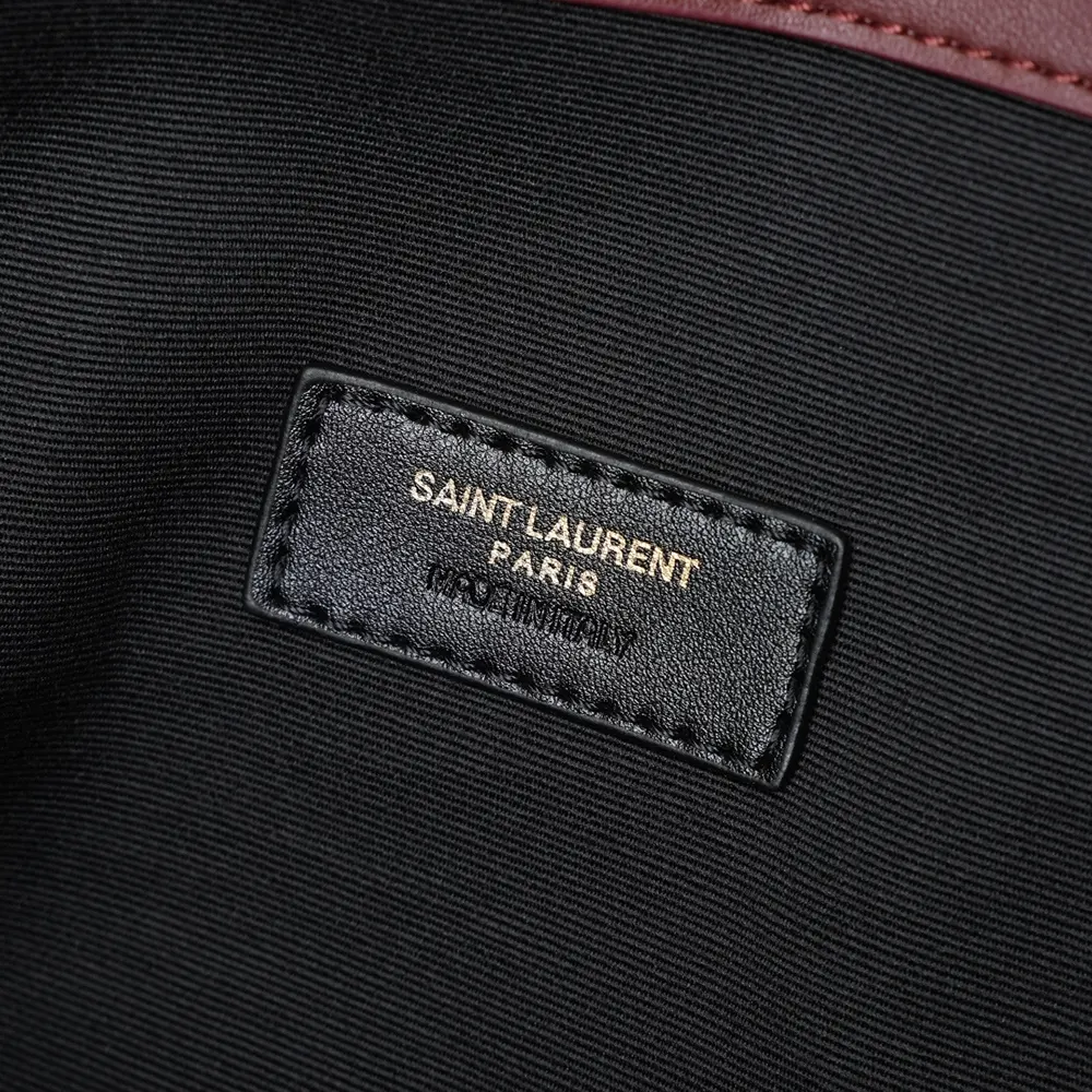 Saint Laurent YSL Women Jamie Shopping In Lambskin-Red - image 9
