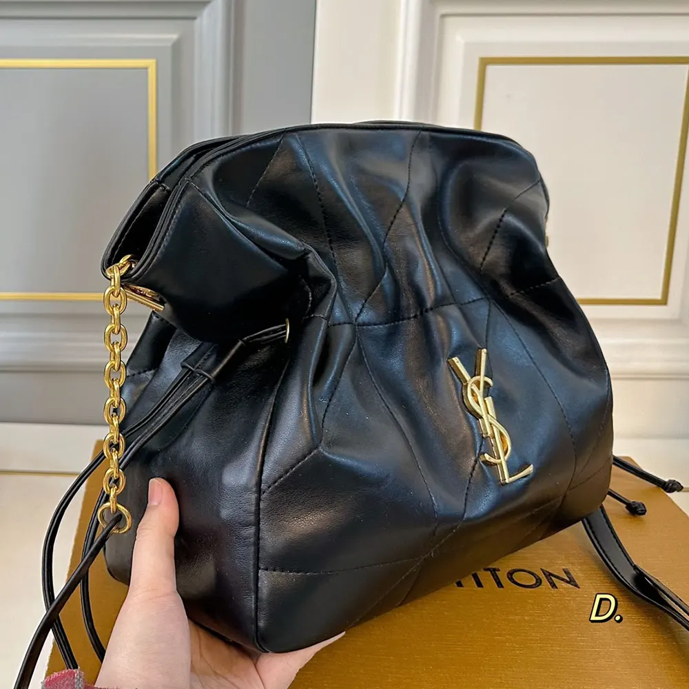 Saint Laurent YSL Women Jamie Shopping Small in Lambskin-Black - image 4