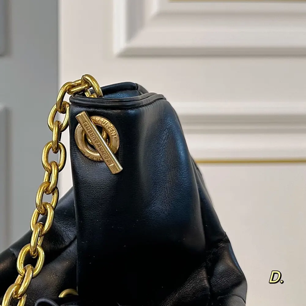 Saint Laurent YSL Women Jamie Shopping Small in Lambskin-Black - image 7
