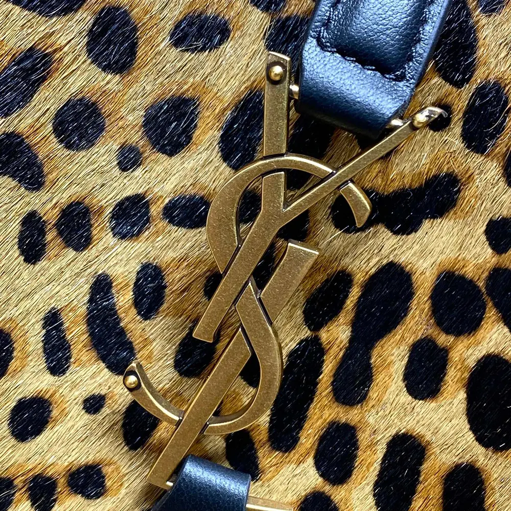 Saint Laurent YSL Women Le 5 À 7 Supple Small In Pony Hair Leather - image 9
