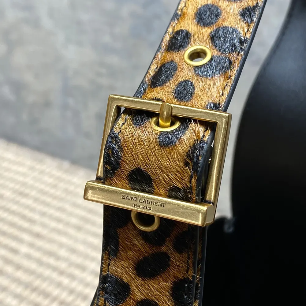 Saint Laurent YSL Women Le 5 À 7 Supple Small In Pony Hair Leather - image 8