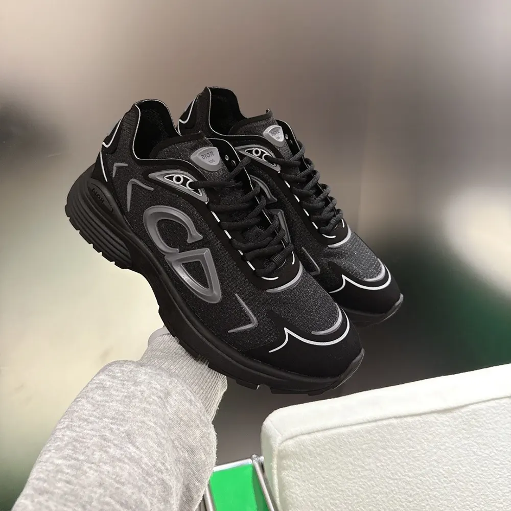Dior Unisex B30 Countdown Tech Sneaker Black Semi-Transparent N3O Nylon - image 6