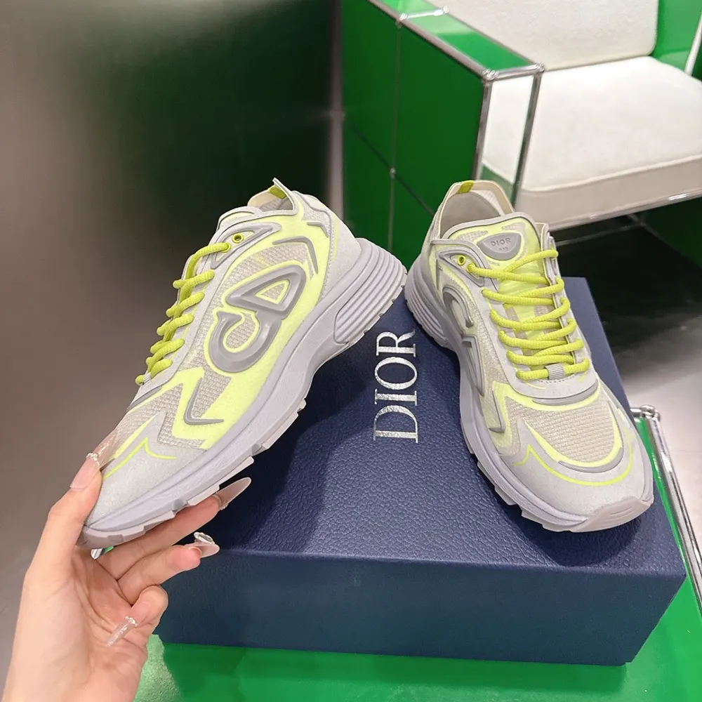 Dior Unisex B30 Countdown Tech Sneaker White Semi-Transparent N3O Nylon - image 4