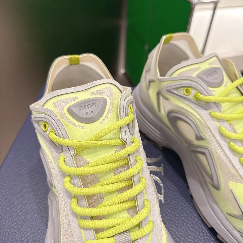 Dior Unisex B30 Countdown Tech Sneaker White Semi-Transparent N3O Nylon - image 9