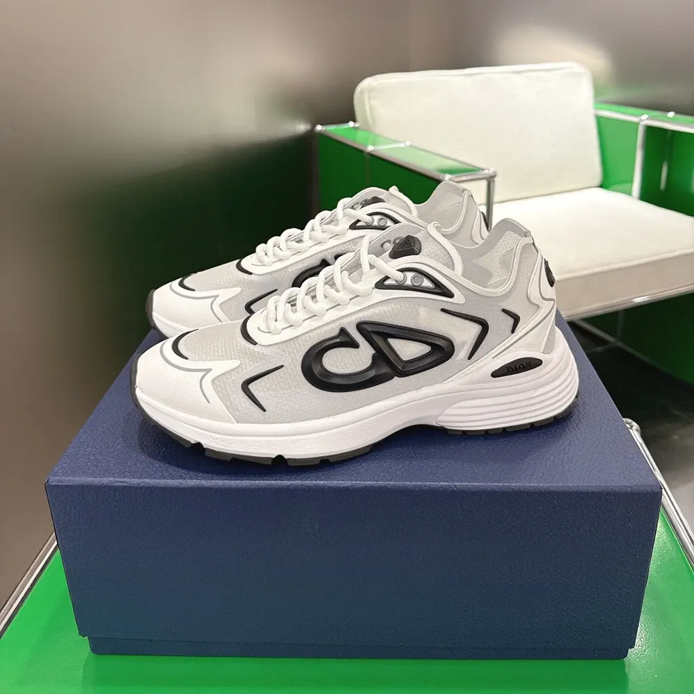 Dior Unisex B30 Countdown Tech Sneaker White Semi-Transparent N3O Nylon - image 6