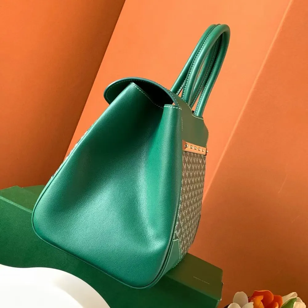 Goyard Women Saïgon Tote Bag-Green - image 5