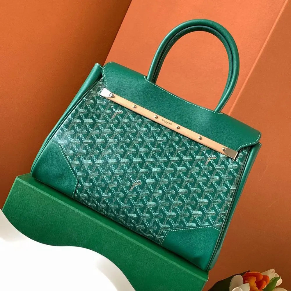 Goyard Women Saïgon Tote Bag-Green - image 4
