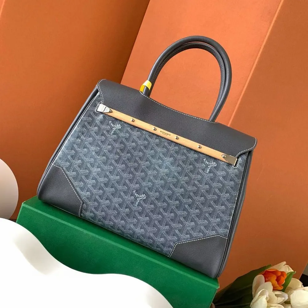 Goyard Women Saïgon Tote Bag-Grey - image 4