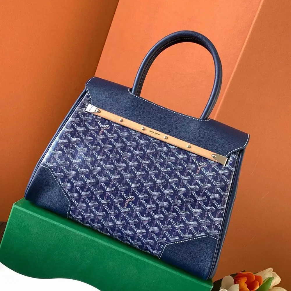 Goyard Women Saïgon Tote Bag-Navy - image 4