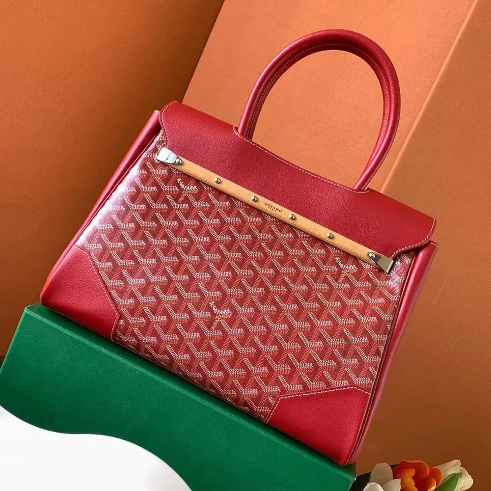 Goyard Women Saïgon Tote Bag-Red - image 4