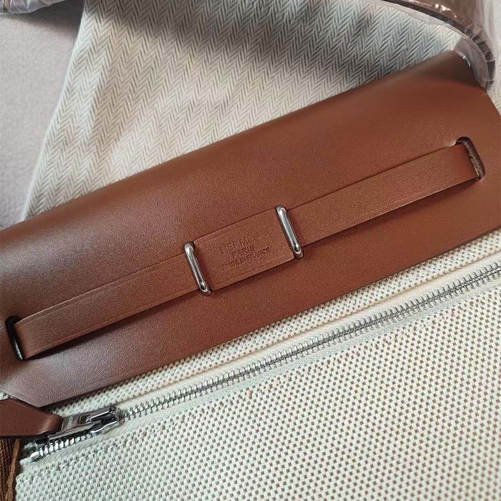 Hermes Women Herbag Zip 20 Bag-Brown - image 8