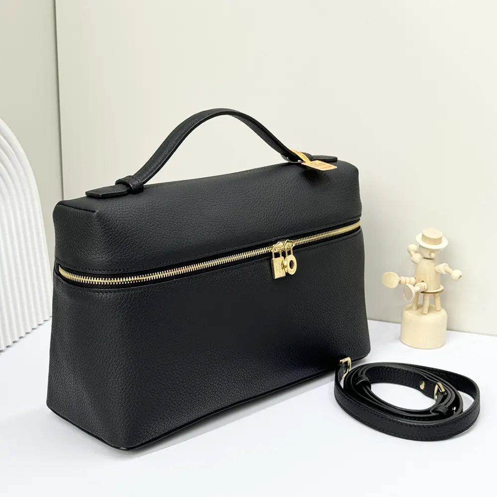 Side profile showing compact silhouette and extra pocket design